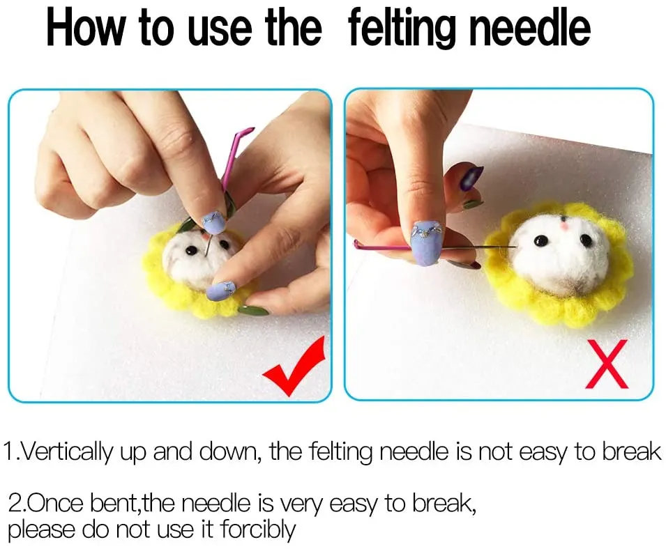 4 Size Felting Needles