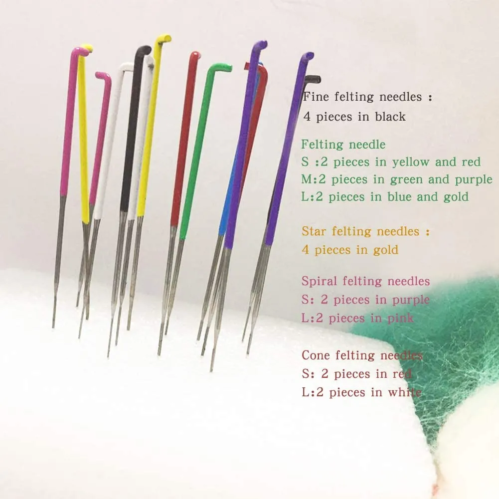 4 Size Felting Needles