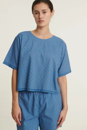 Adie Crop Tee - Quiet harbor