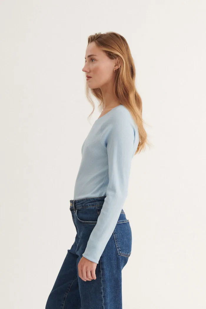 Arense LS Tee - Cashmere Blue