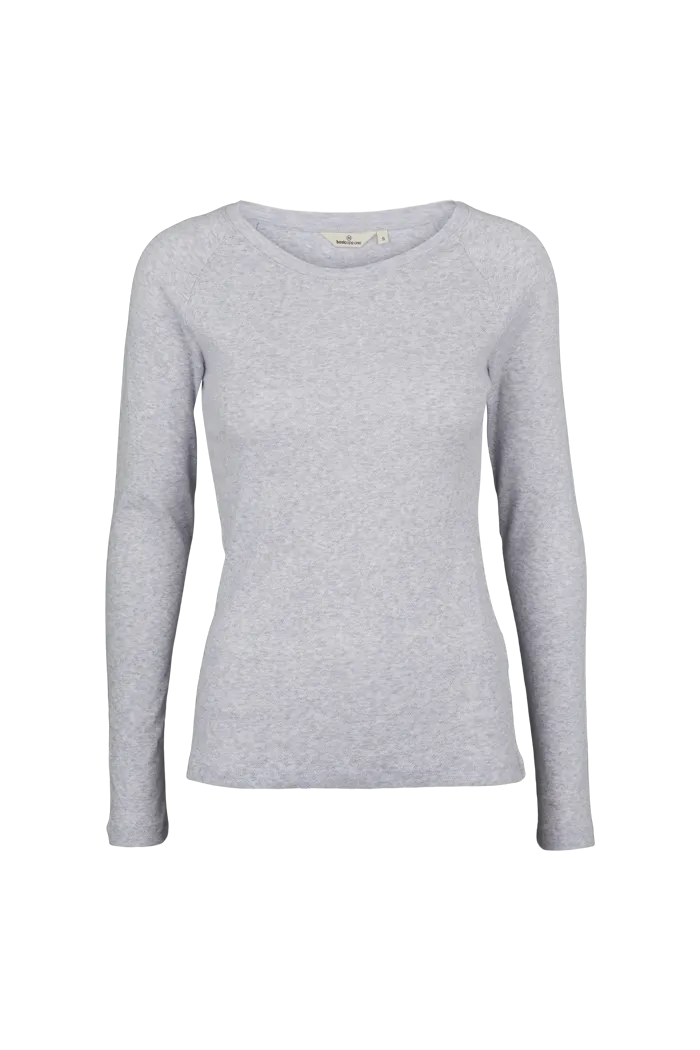 Arense LS Tee - Light Grey Mel.