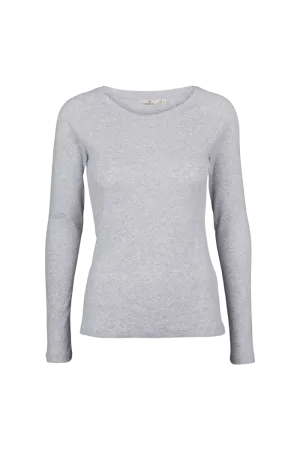 Arense LS Tee - Light Grey Mel.