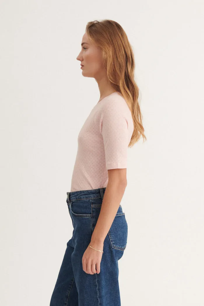 Arense Tee - Pink Melange