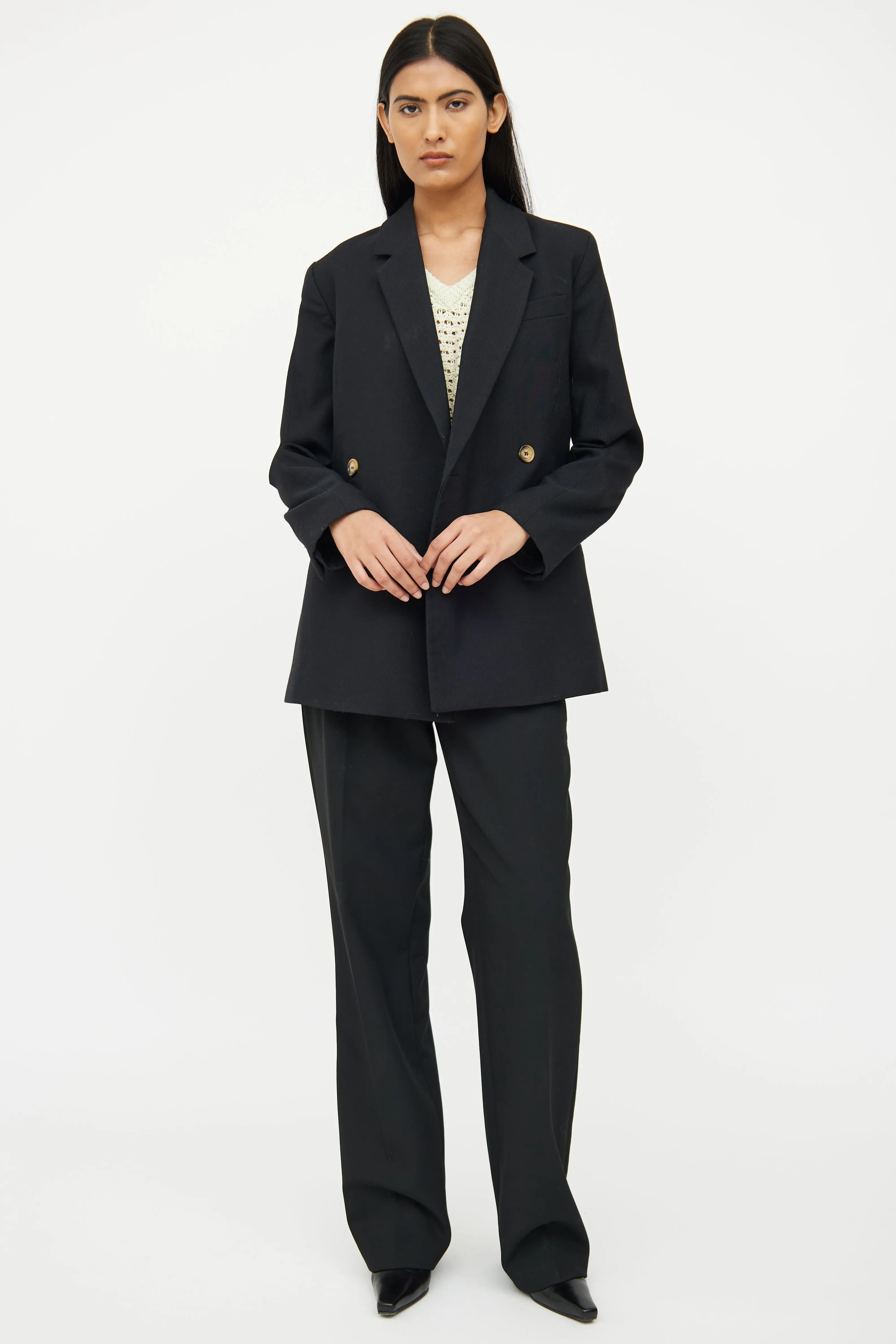 Black Button Kaia Blazer