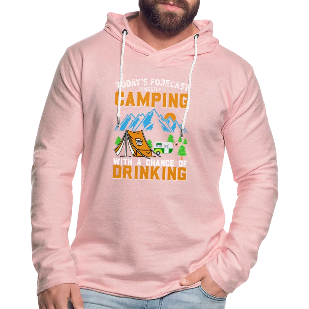 Camping with a Chance of Drinking Lightweight Terry Hoodie