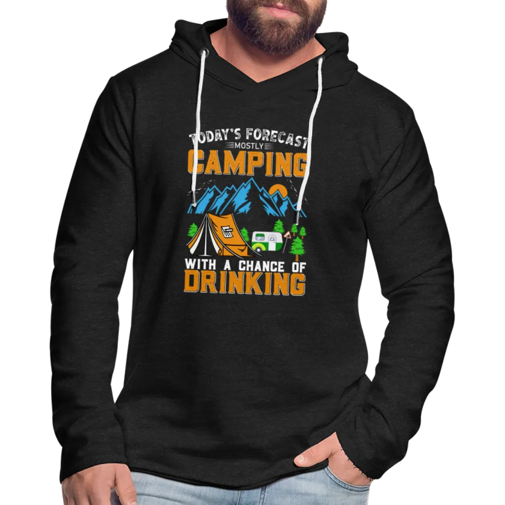 Camping with a Chance of Drinking Lightweight Terry Hoodie