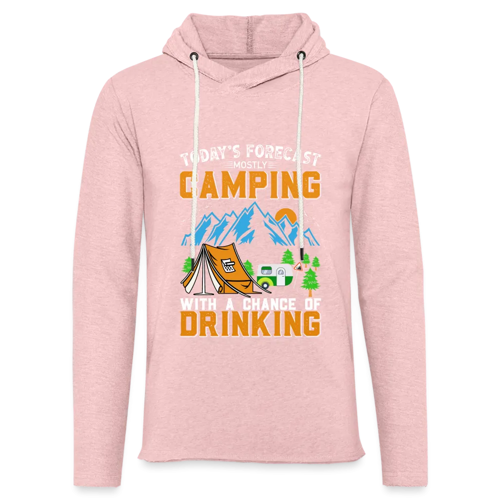 Camping with a Chance of Drinking Lightweight Terry Hoodie
