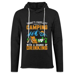 Camping with a Chance of Drinking Lightweight Terry Hoodie