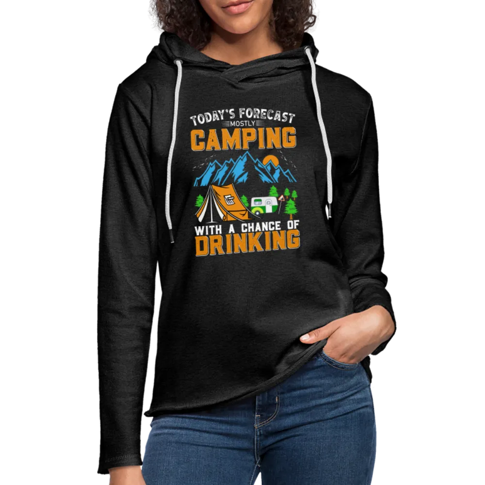 Camping with a Chance of Drinking Lightweight Terry Hoodie