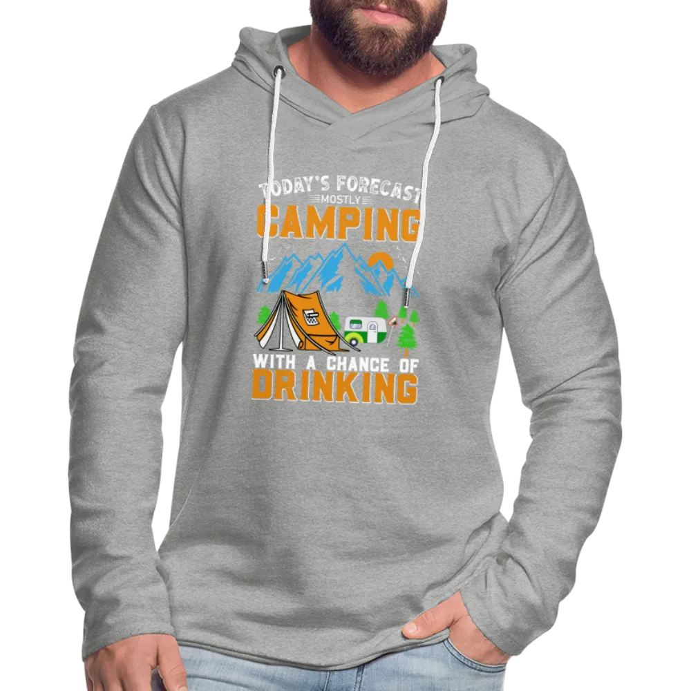 Camping with a Chance of Drinking Lightweight Terry Hoodie
