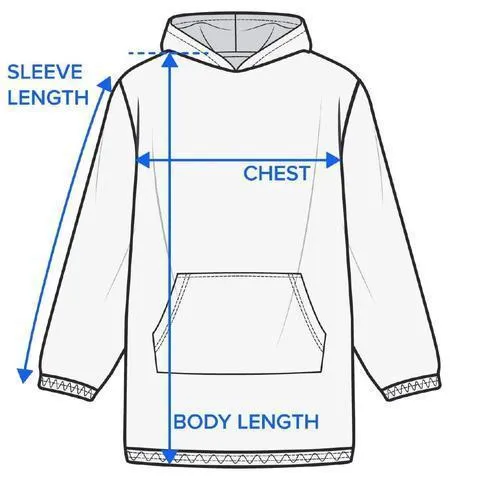 Colour Creation Wearable Blanket Hoodie