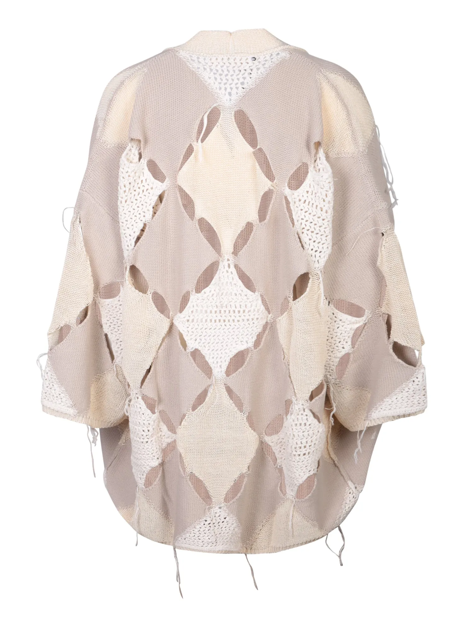 Cotton Patch Point Beige Cardigan
