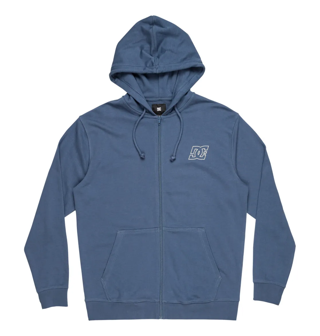 DC Men's Pallet Zip-Up Hoodie Vintage Indigo ADYFT03438_BYL0