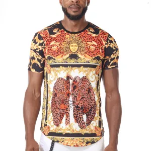 [Elijah]  Twin Cheetah  T-shirt