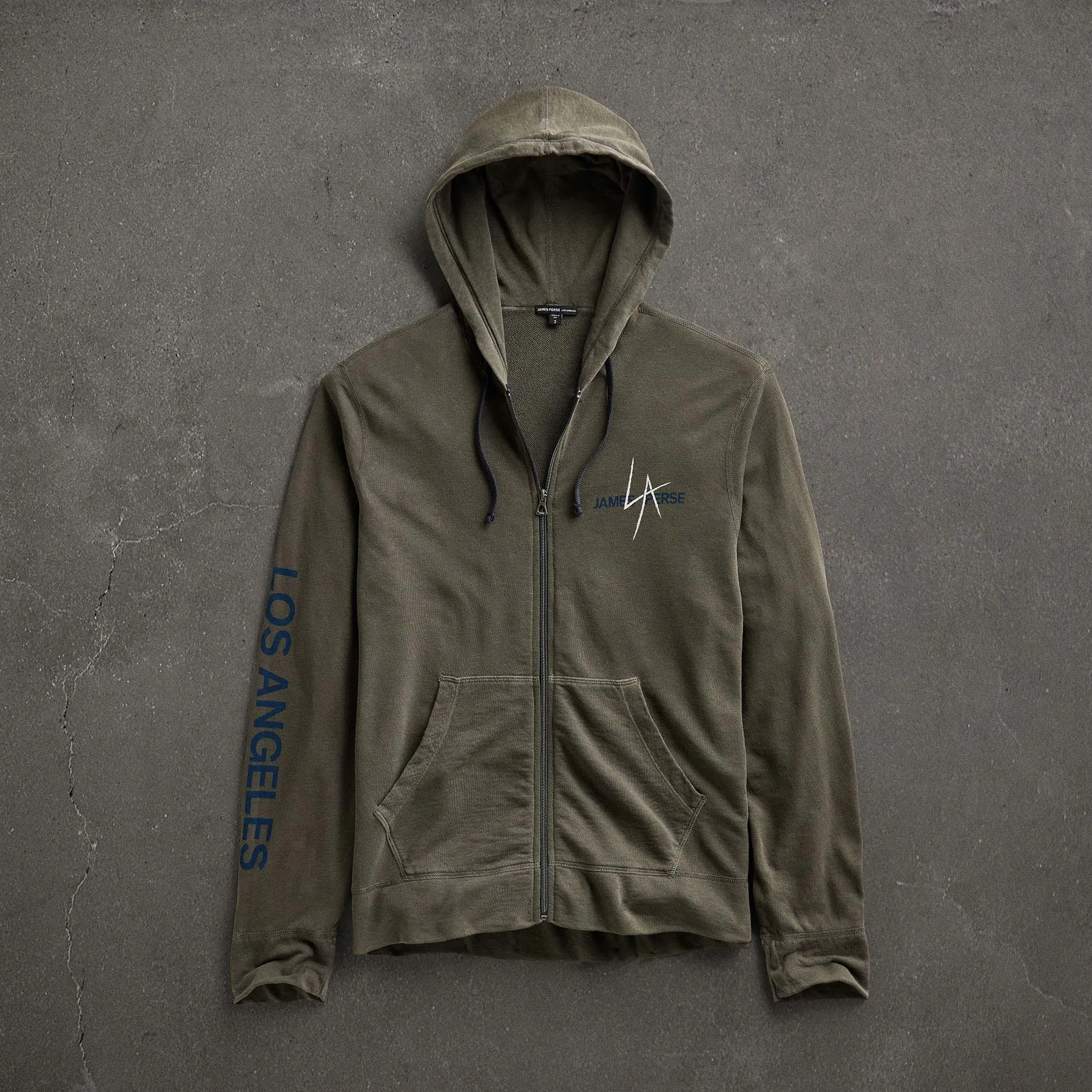 JP x LA Zip Up Hoodie - Platoon Pigment