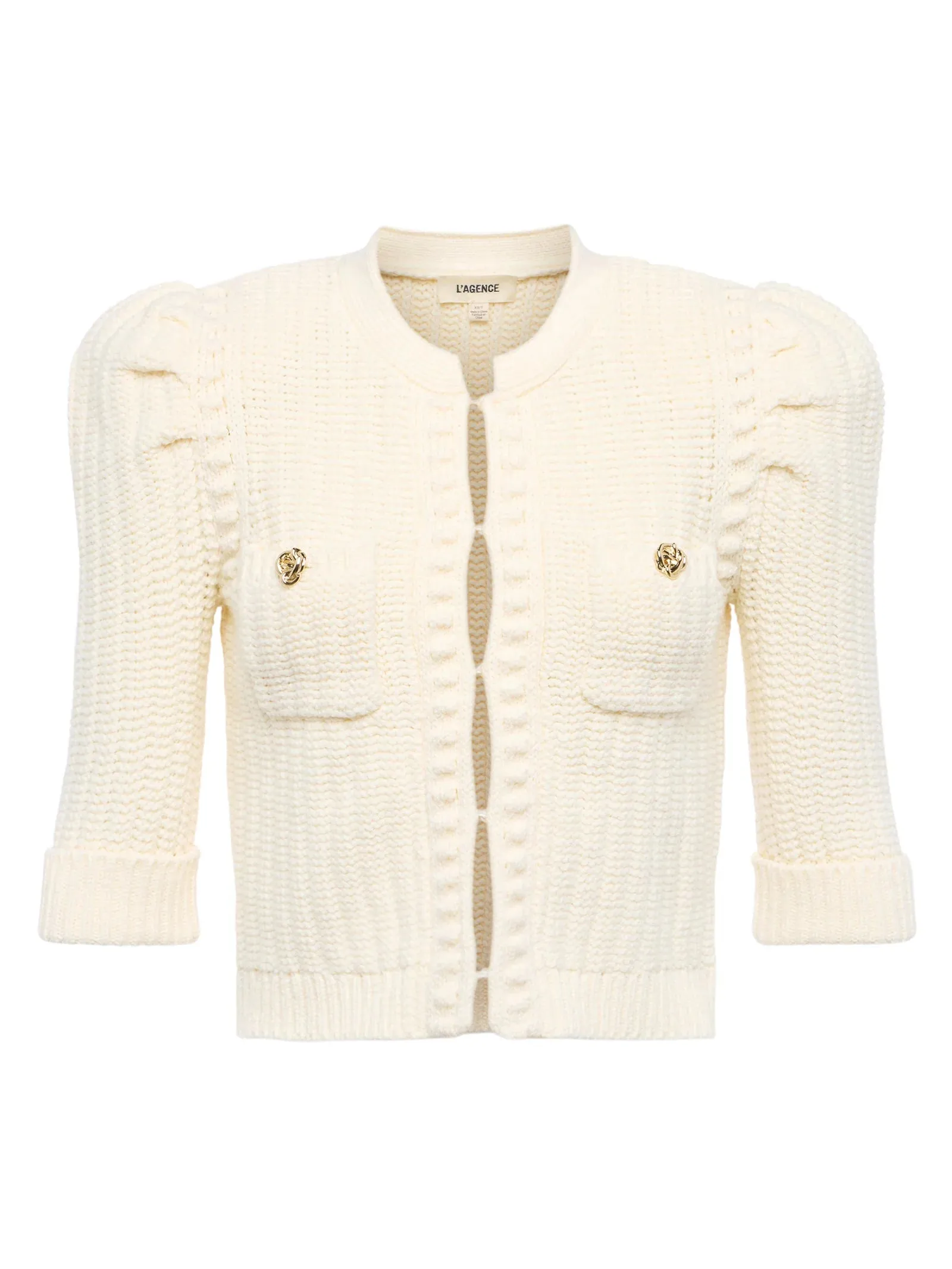 L'AGENCE DELILAH CROPPED CARDI
