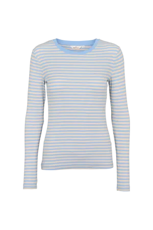 Ludmilla LS Tee - Frozen fjord / smoke gray
