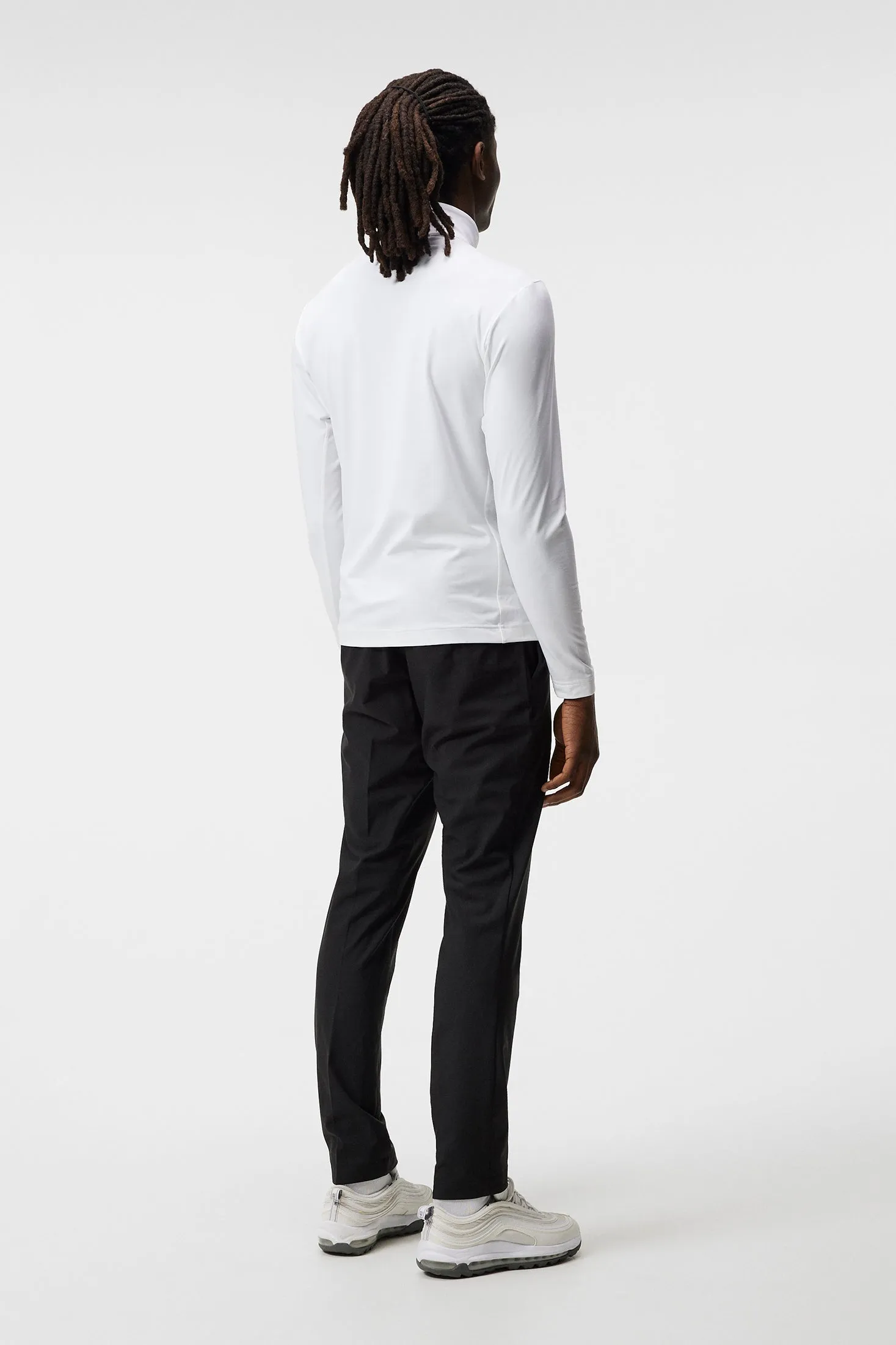 Luke Half Zip Mid Layer / White
