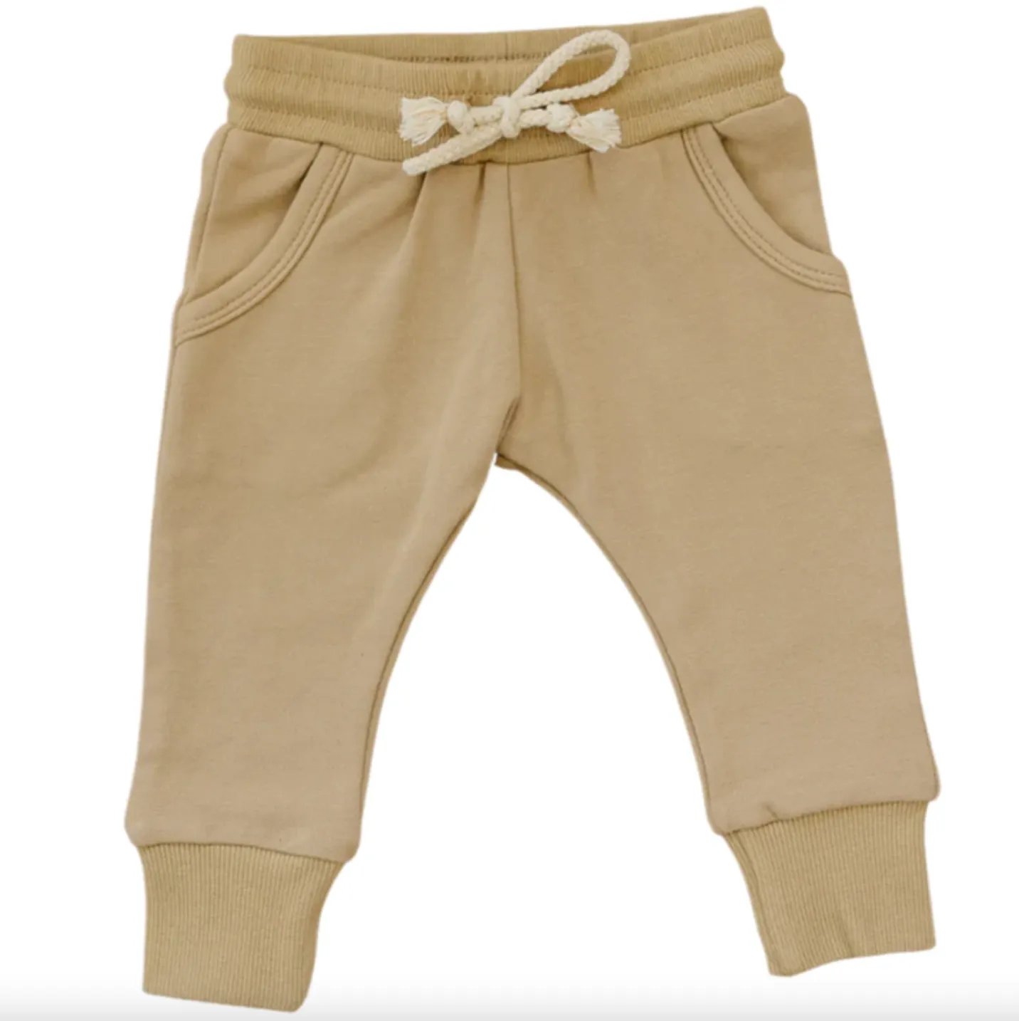 Mebie Baby - French Terry Joggers in Cafe