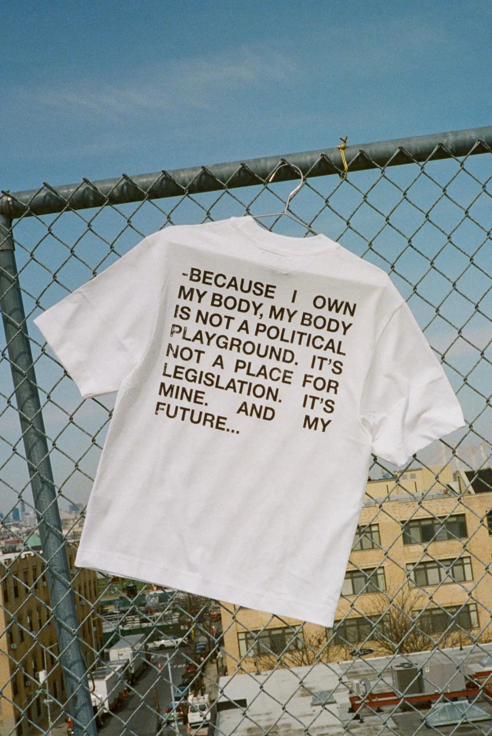 My Body My Future S/S Basic Tee (White)
