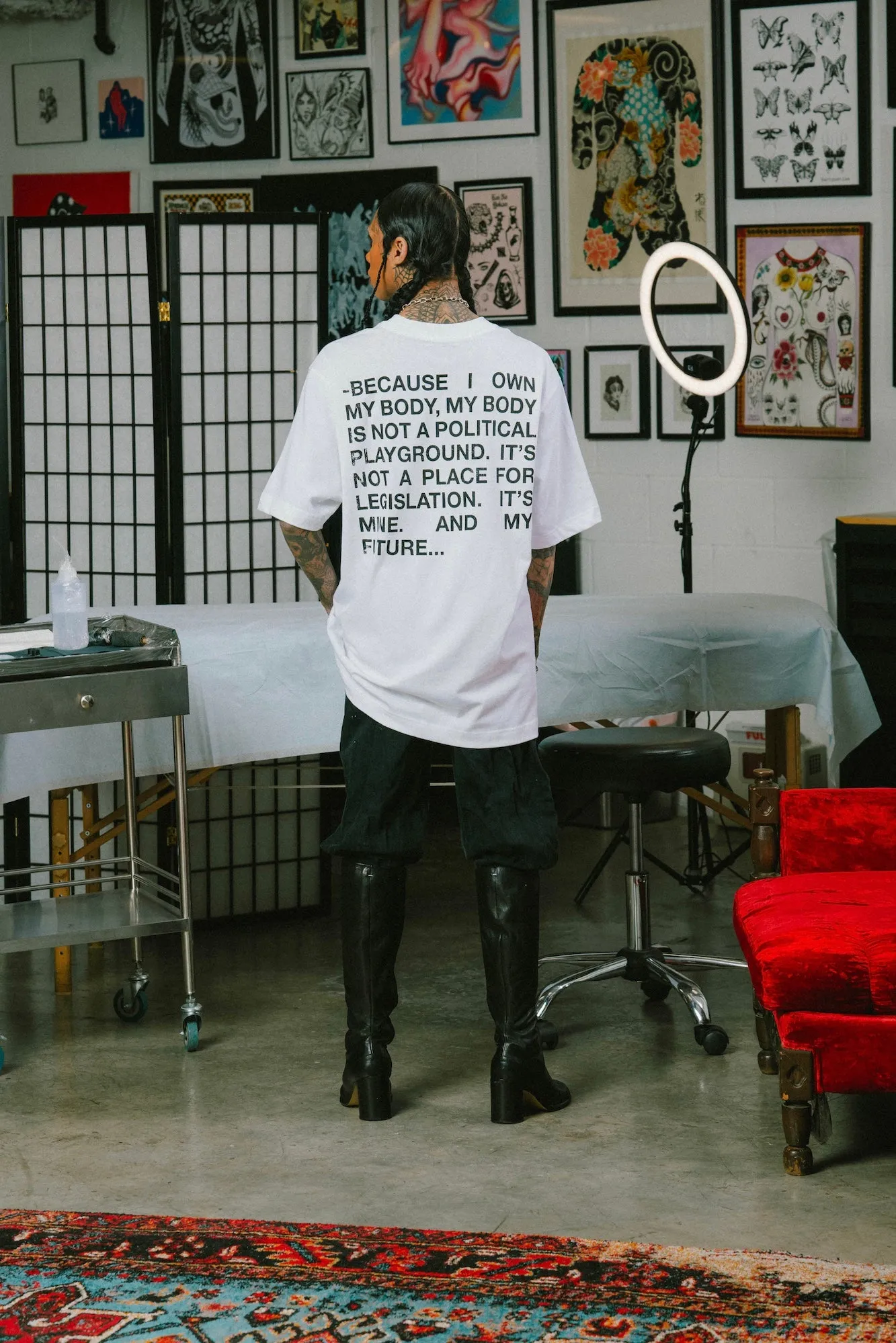 My Body My Future S/S Basic Tee (White)