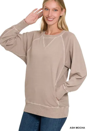 Pigment Dyed French Terry Pullover