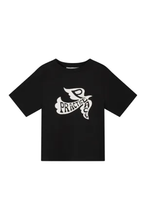 PRACTICE PEACE KIDS TEE - CHARCOAL