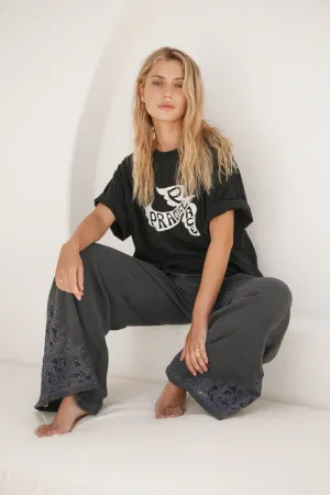 PRACTICE PEACE TEE - CHARCOAL