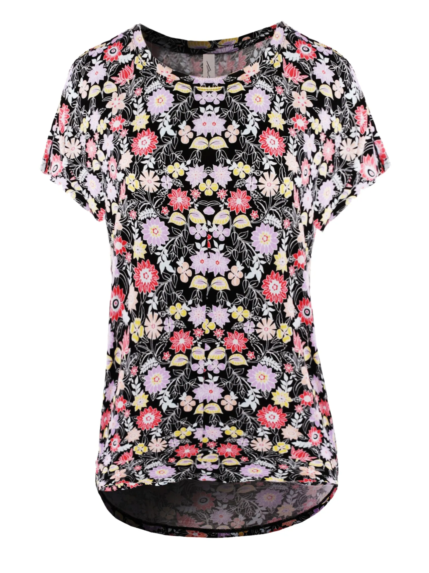 Rayon Round Neck Jersey Knit Shirt Top