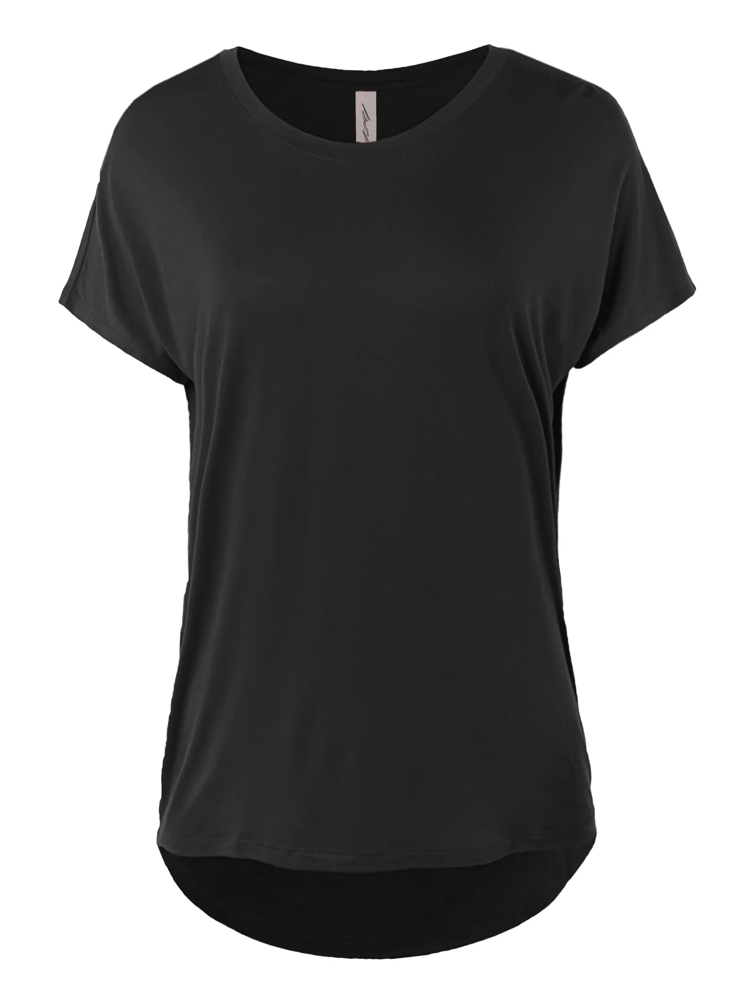 Rayon Round Neck Jersey Knit Shirt Top