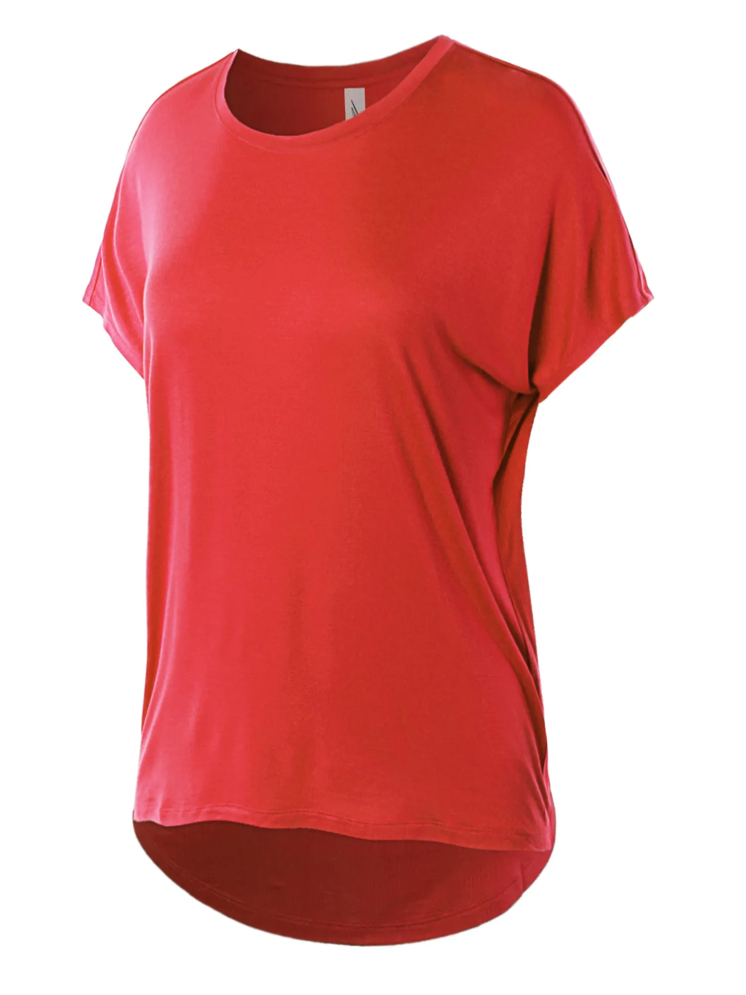 Rayon Round Neck Jersey Knit Shirt Top