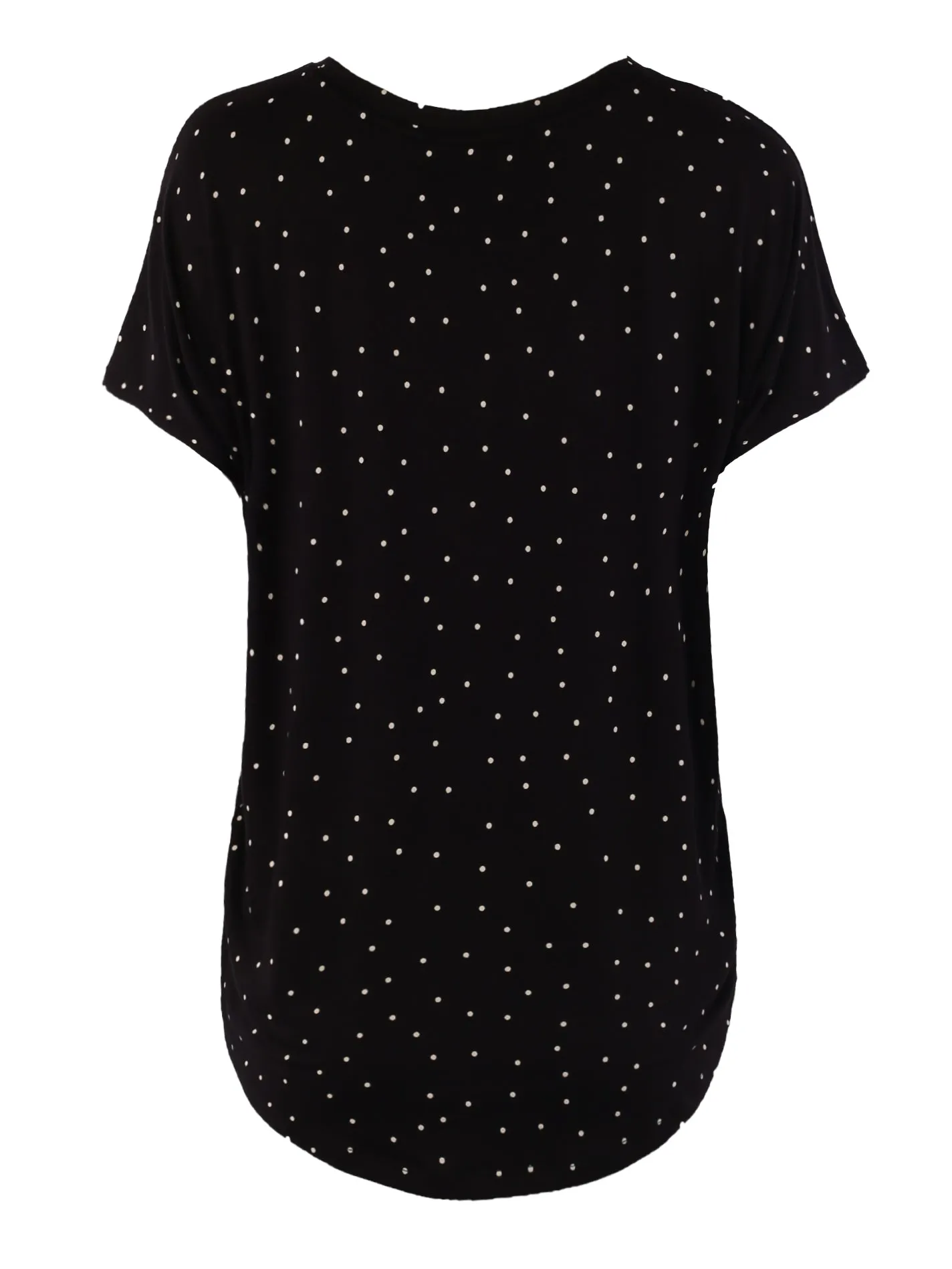 Rayon Round Neck Jersey Knit Shirt Top