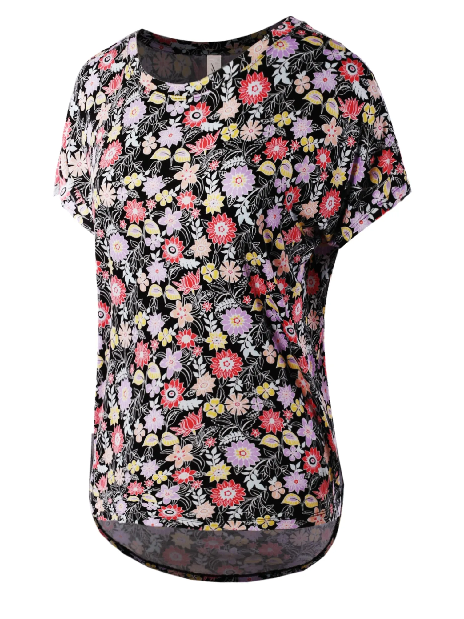 Rayon Round Neck Jersey Knit Shirt Top