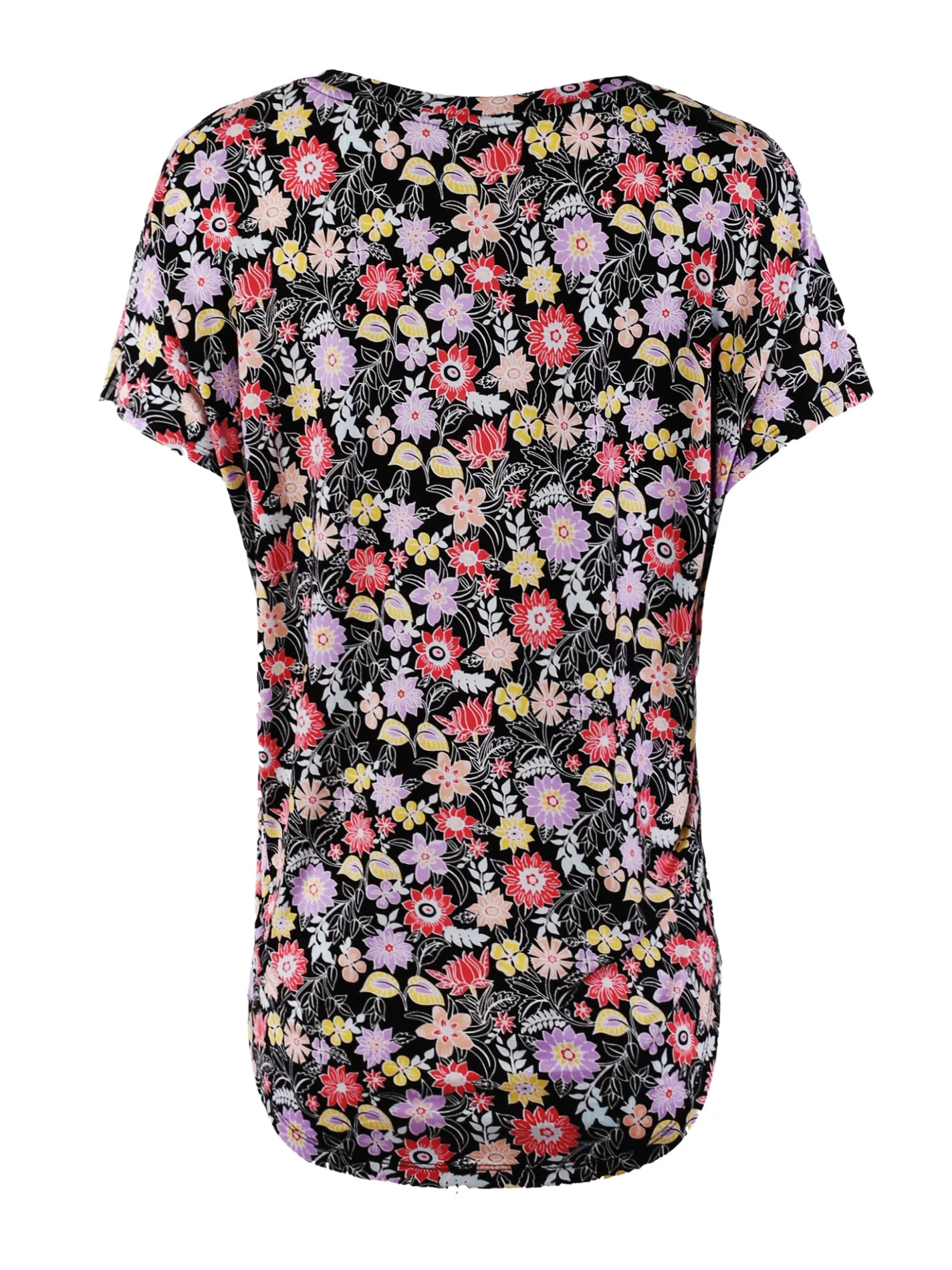 Rayon Round Neck Jersey Knit Shirt Top