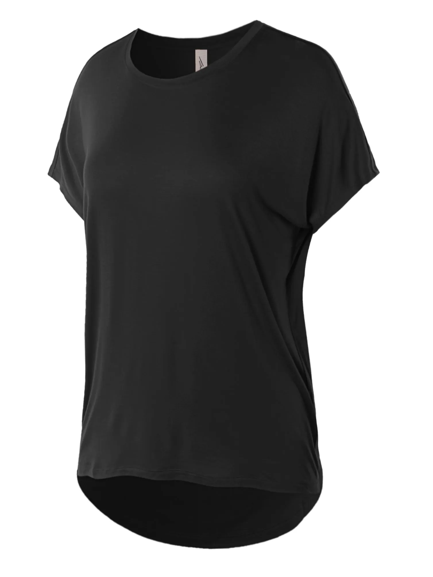 Rayon Round Neck Jersey Knit Shirt Top
