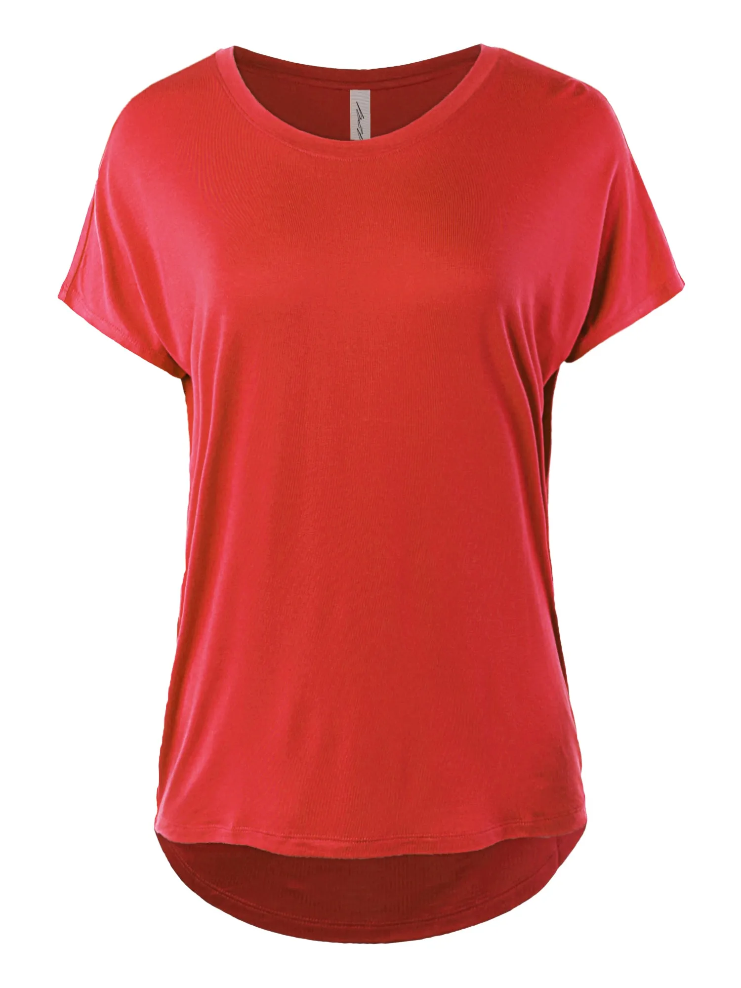 Rayon Round Neck Jersey Knit Shirt Top