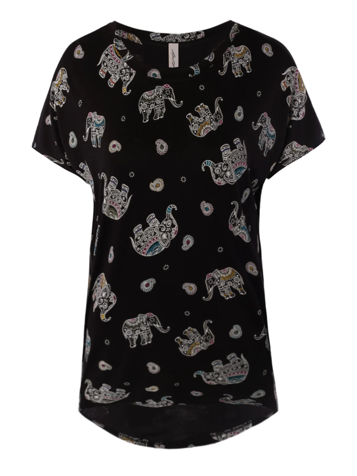 Rayon Round Neck Jersey Knit Shirt Top