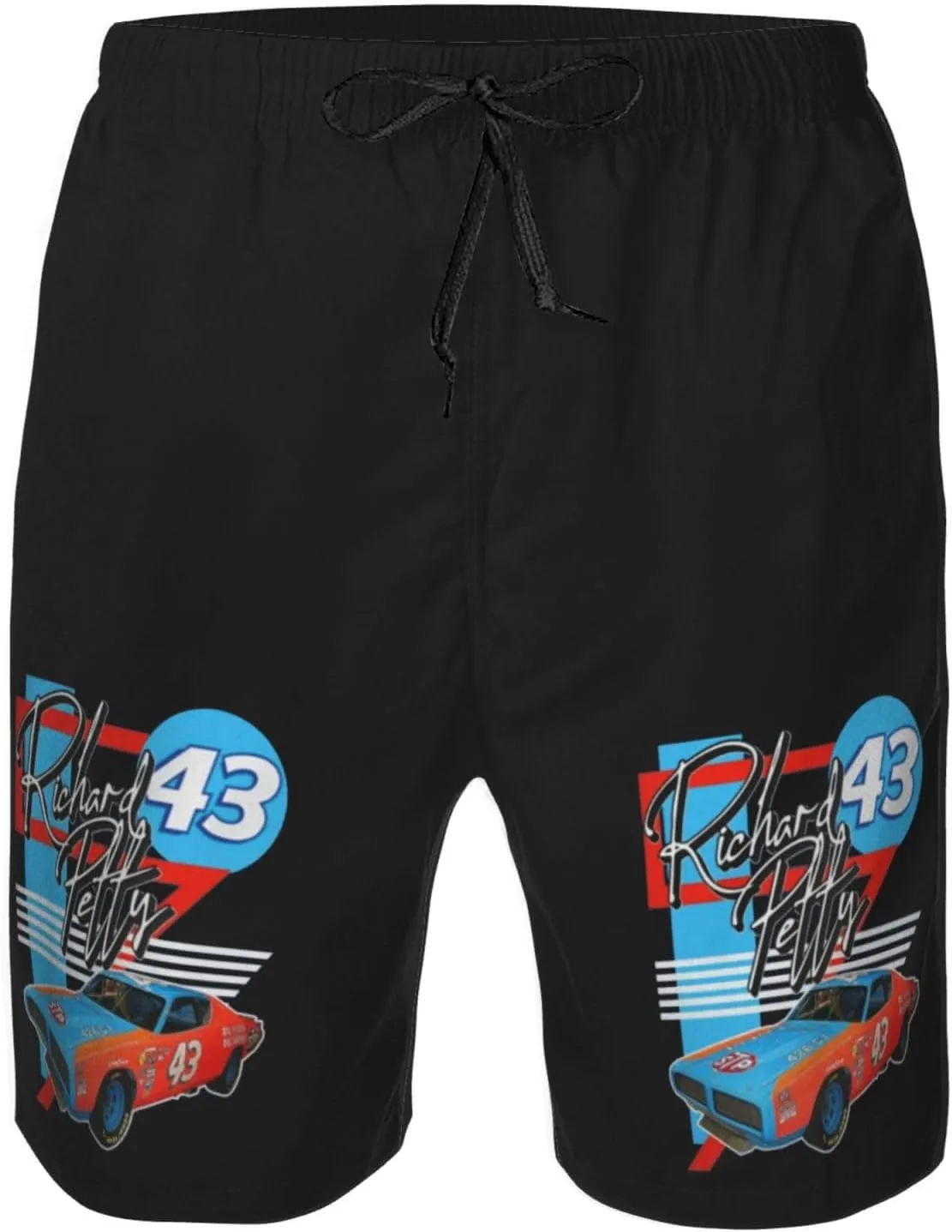 Richard-Petty-Car-43 Men's Swim Trunks Board Shorts Outdoor Beach Surfing