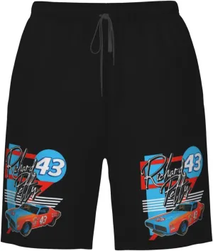 Richard-Petty-Car-43 Men's Swim Trunks Board Shorts Outdoor Beach Surfing