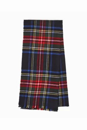 Scarf - Black Stewart Tartan
