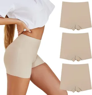 SHARICCA BoyShorts Panties for Women Seamless Soft Boy Shorts Underwear Short Boxer Briefs Anti Chafing Multiple Pack