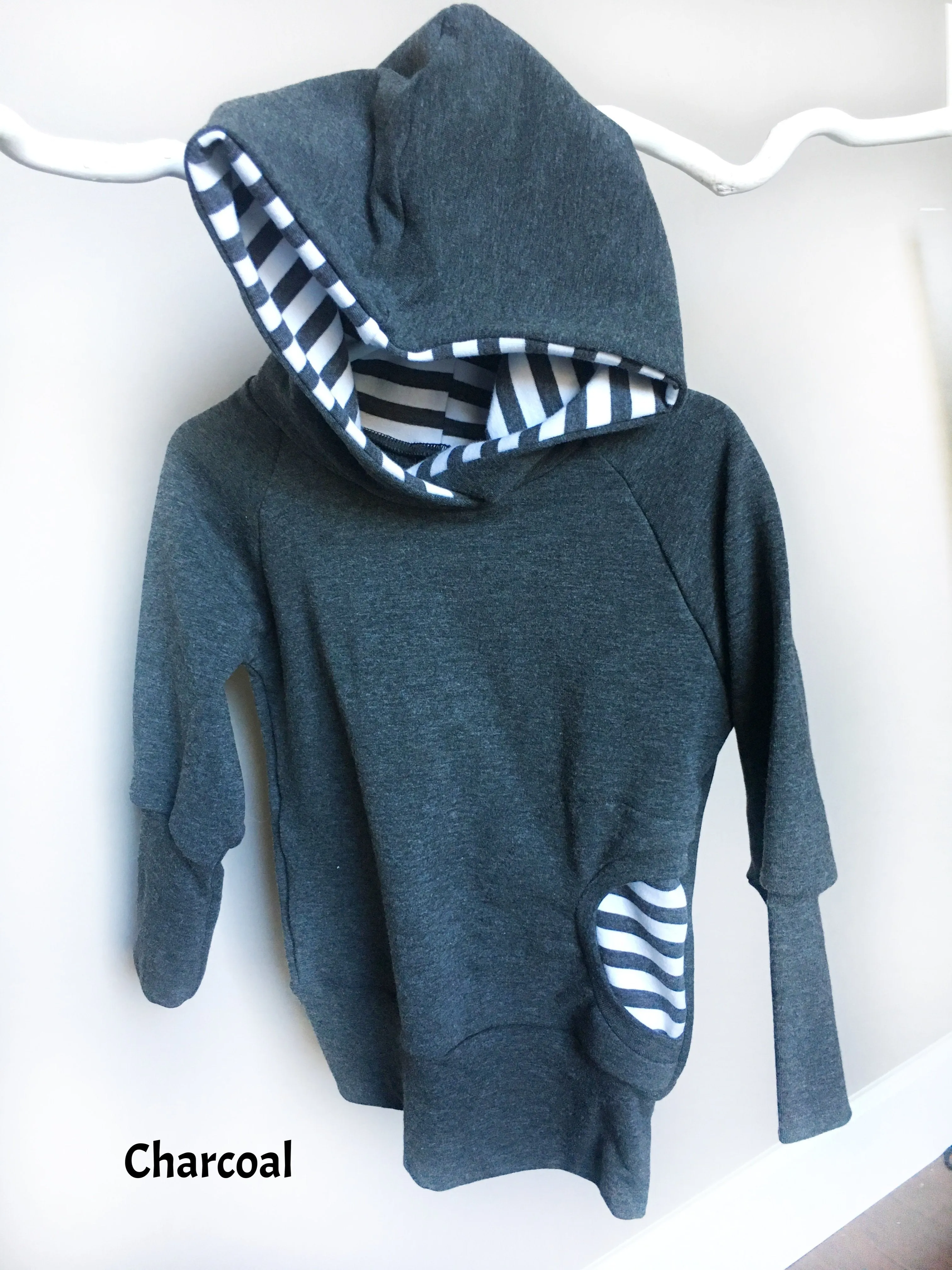 Solid Hoodies, Grow-With-Me