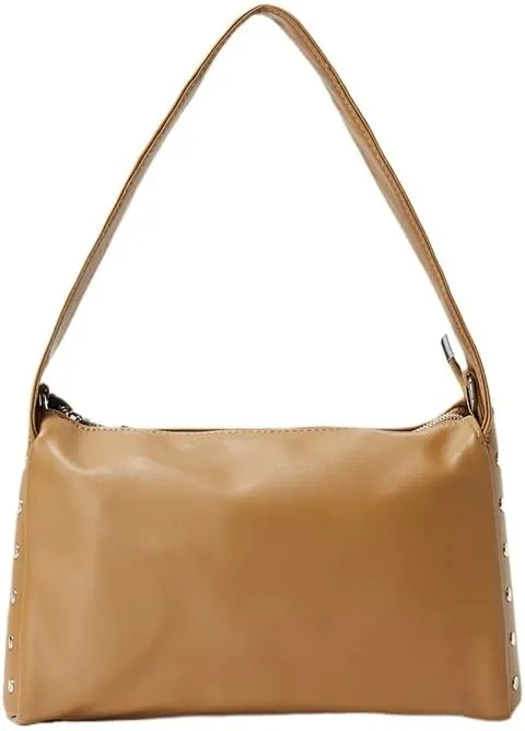 Studded Purse Vegan Leather Bag Hobo Bag Work Tote Bag Designer Bag Streetwear 2000s Purse Aesthetics