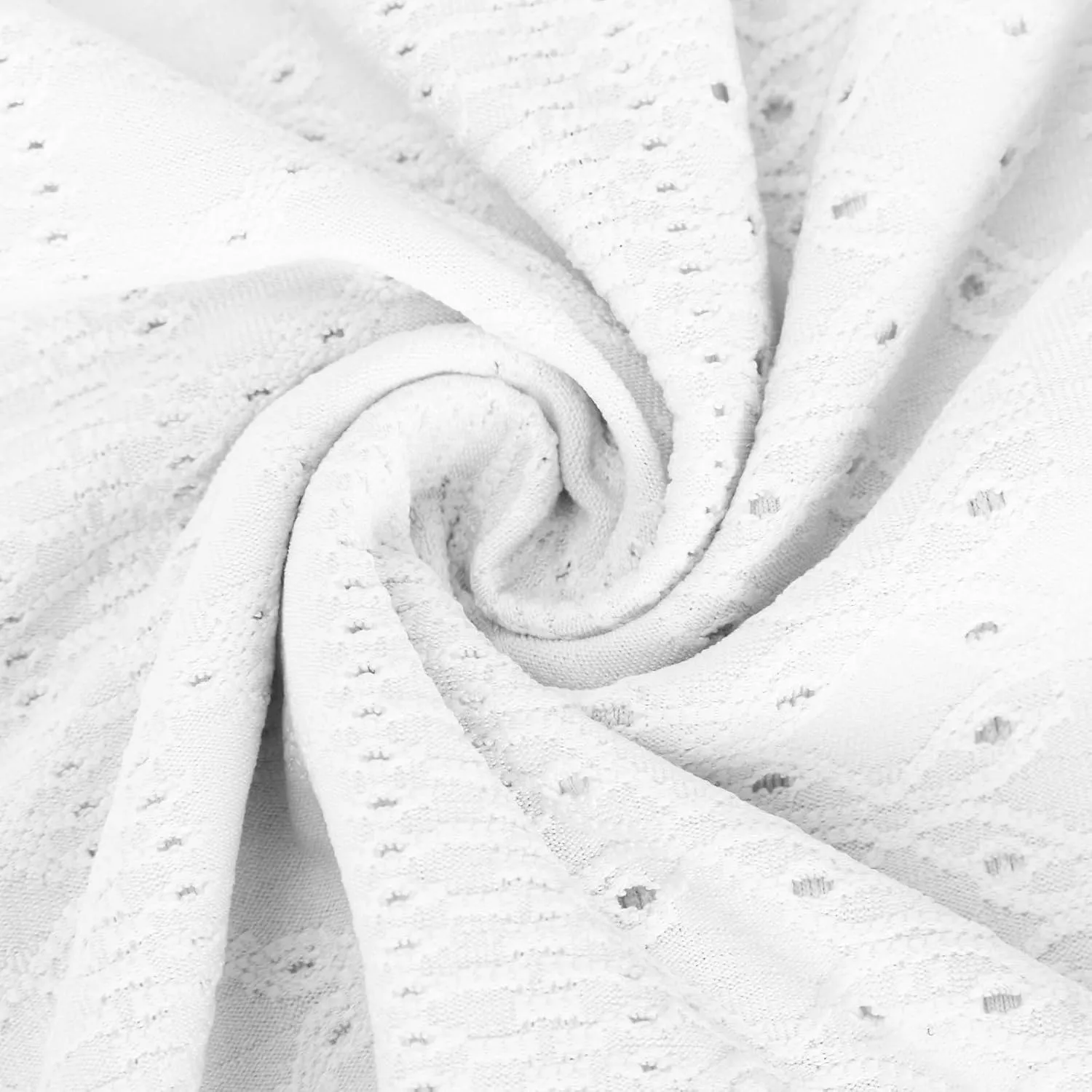 Summer Eyelet Dresses for Women 2024 with Pockets Short Sleeve Button V Neck Flowy A Line Casual Boho Midi Sun Dress