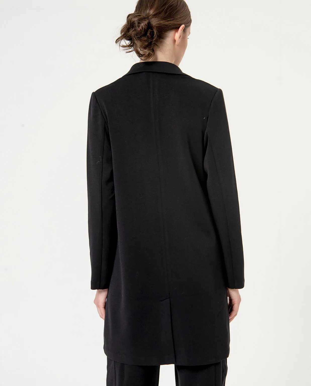 Surkana single breasted blazer 1 button black