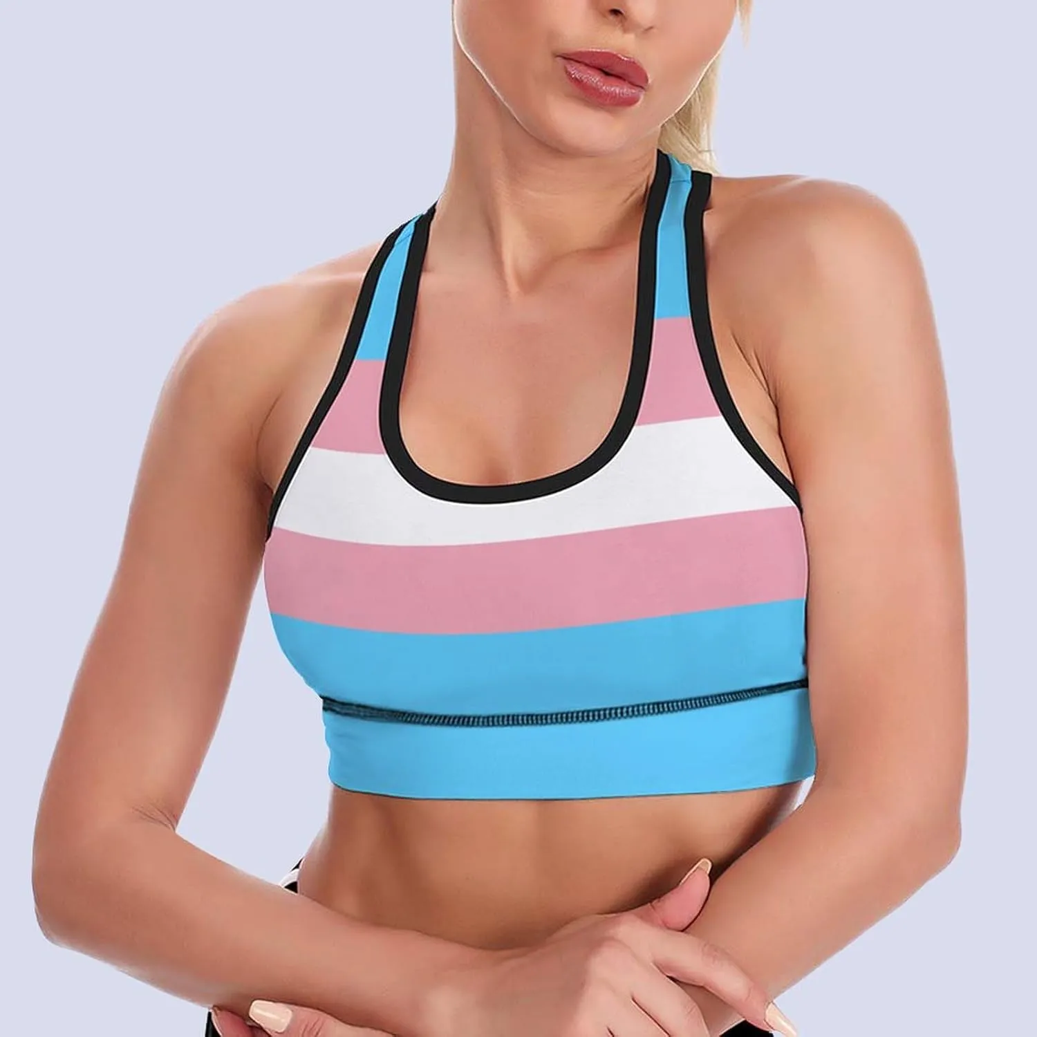 TAIZIYEAH Transgender Pride Flag Women's Sling Dress Womens Sundress Casual Summer Sexy Beach Clothes 2023