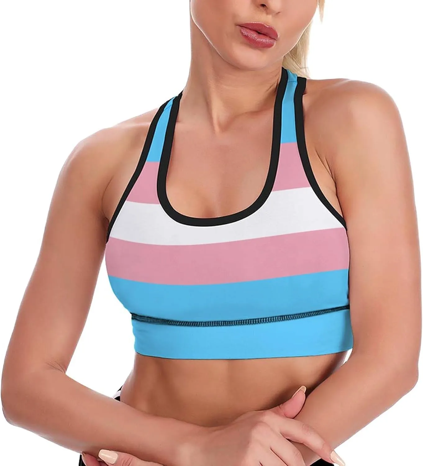 TAIZIYEAH Transgender Pride Flag Women's Sling Dress Womens Sundress Casual Summer Sexy Beach Clothes 2023