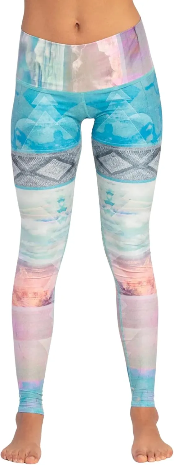 teeki Tarot Magic Hot Pants Leggings for Women, USA Made Sustainable Eco Luxury Activewear Quick Dry - Small