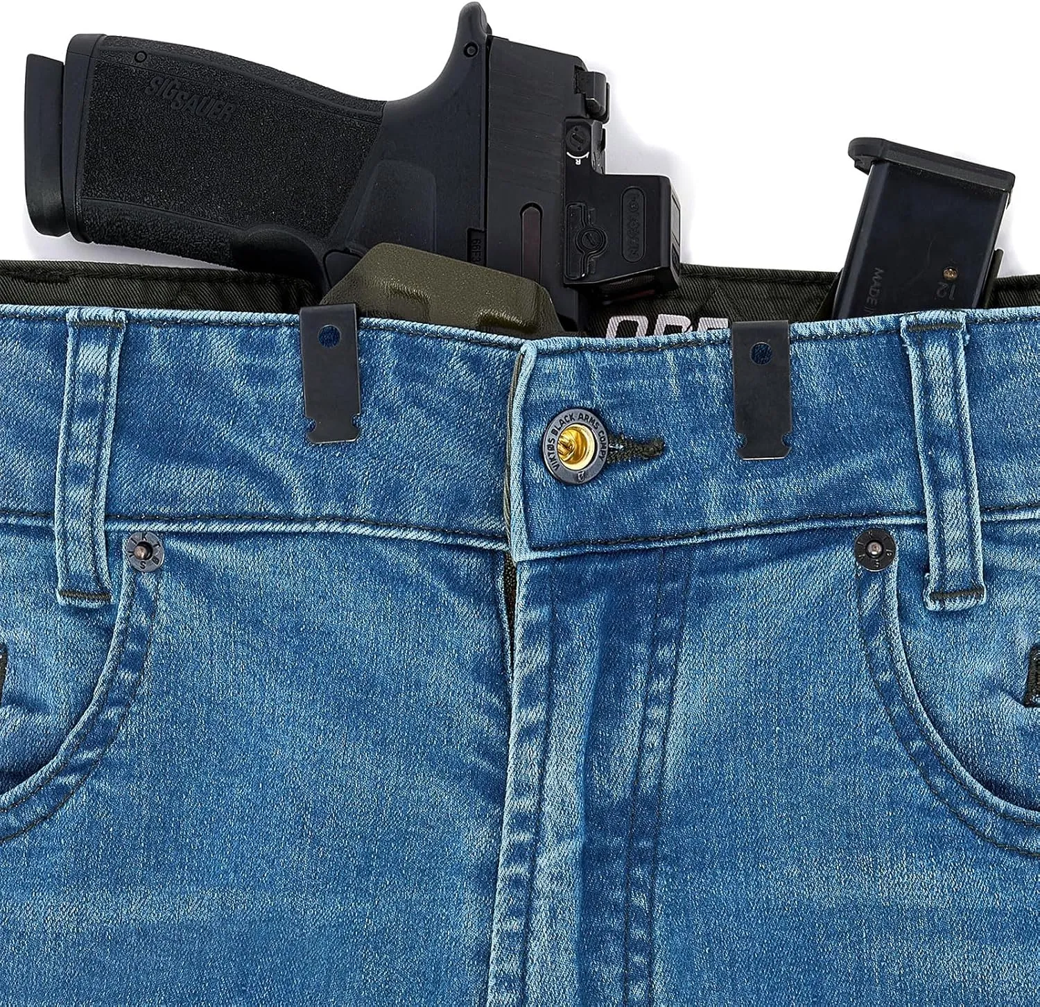 VIKTOS Men's Operatus CCW Durable Casual EDC Concealed Carry Tactical Stretch Denim Jeans with Multiple Pockets & Belt Loops