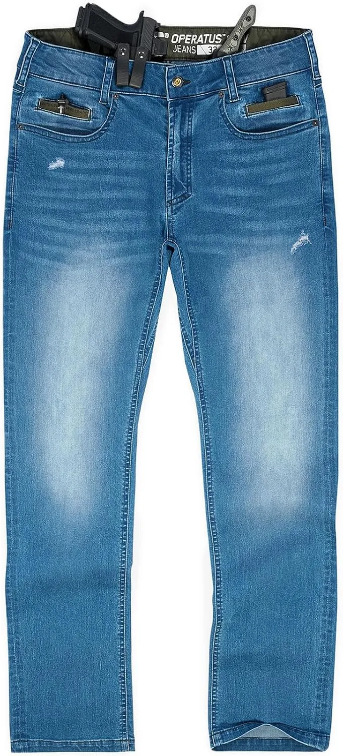 VIKTOS Men's Operatus CCW Durable Casual EDC Concealed Carry Tactical Stretch Denim Jeans with Multiple Pockets & Belt Loops